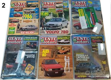 Riviste Gente Motori e Fuoristrada, anni 80-90