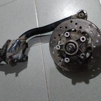 Forcella piaggio vespa et2 et4 con disco 