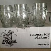 12 Boccali da Mezzo Litro Birra Kozel Nuovi