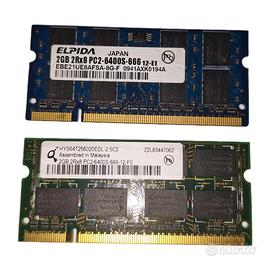 RAM DDR2 4Gb (2x2Gb) PC2-6400S (800Mhz) SODIMM.