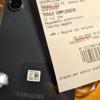 Samsung Galaxy s23 FE 128GB acquistato 08/04/2024