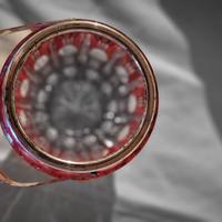 portaghiaccio in cristallo bicolore 