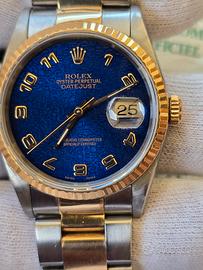 rolex 16233 full blu arabi 