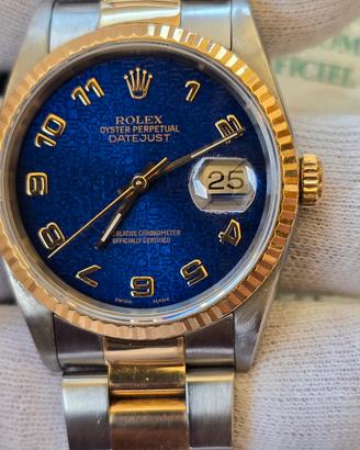 rolex 16233 full blu arabi 