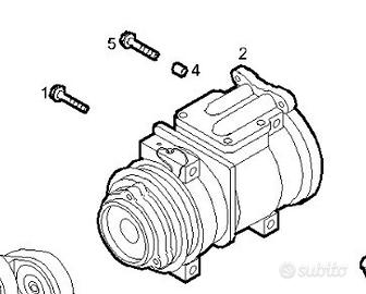 504185596 - COMPRESSORE ARIA CONDIZIONATA ( 24V ; 