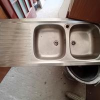 lavandino da cucina in acciaio 