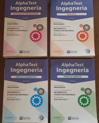 Alpha Test Ingegneria – Kit 4 libri