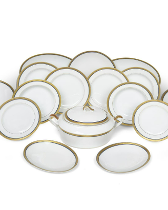 Servizio di porcellana Bianca e Oro