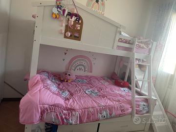 Letto bambini con scivolo