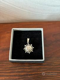 Ciondolo sole argento