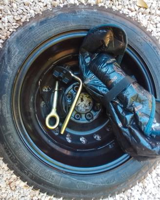 Ruotino scorta fiat 600 completo di accessori 