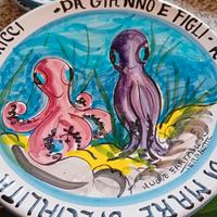 piatti in ceramica nino parrucca 