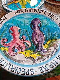 piatti in ceramica nino parrucca 