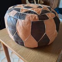 Pouf Etnico in Pelle