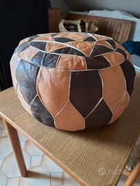 Pouf Etnico in Pelle