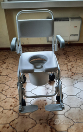 Comodina sedia doccia per disabili