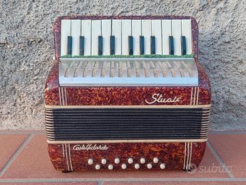 Fisarmonica a piano Castelfidardo vintage anni '50