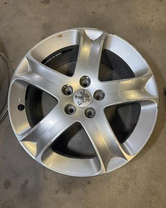 Cerchi in lega originali Peugeot 17" 5 razze