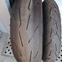 Coppia gomme moto Pirelli 120/70 - 200/60