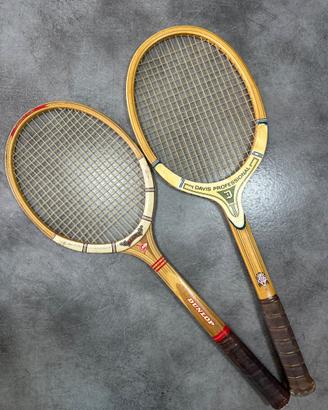 Racchette da Tennis Vintage Professionali