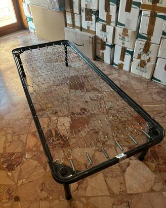 Rete materasso singolo in ferro