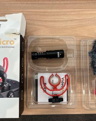 VIDEO MICROFONO RODE + CAVETTO ADATTATORE
