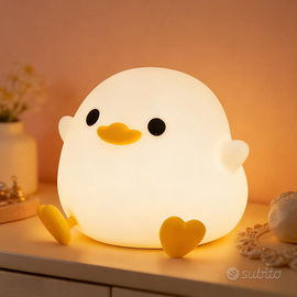 Lampada Anatra Dodo, Luce Notturna Silicone