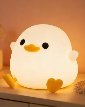 Lampada Anatra Dodo, Luce Notturna Silicone