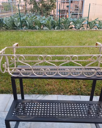 Portavasi balcone metallo balconiere 