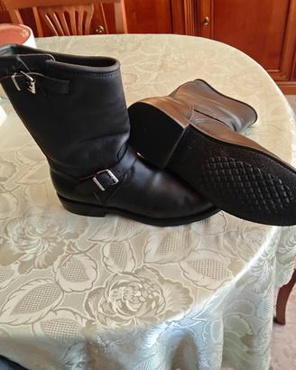 Don Quijote stivaletti Biker Pelle Originali 