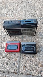 registratore cassette  anni 80