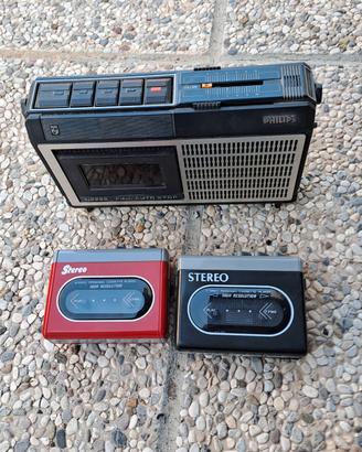 registratore cassette  anni 80