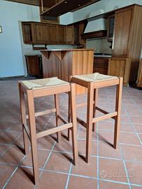 sgabelli in legno