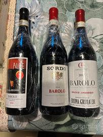 Barolo 2016 Grimaldi, Chiarlo, Sordo