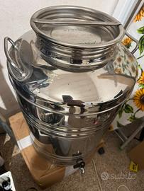 Contenitori olio acciaio inox Sansone