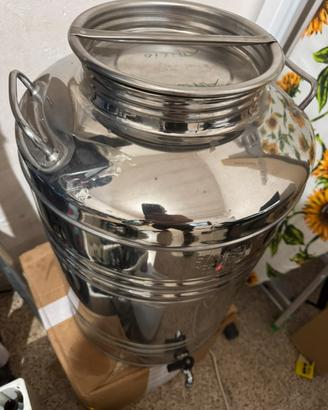 Contenitori olio acciaio inox Sansone
