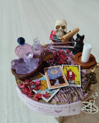 decorazione halloween strega cartomante 