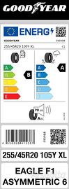 Goodyear Eagle F1 Asymmetric 6 - 255 275 45 R20