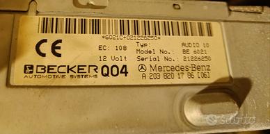 Stereo auto Mercedes