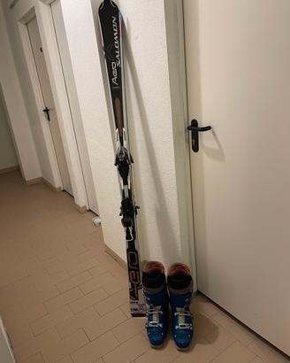 Sci Salomon Aerox  X 178 con attacchi