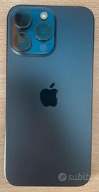 I phone 15 pro max 256 gb blu titanium