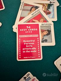 Carte da gioco vintage francesi “Sexy Cards”