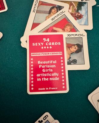 Carte da gioco vintage francesi “Sexy Cards”