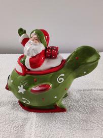 Contenitore porta biscotti Babbo Natale