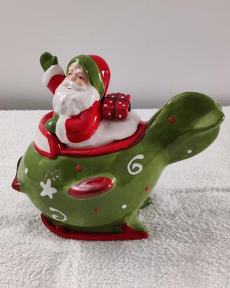 Contenitore porta biscotti Babbo Natale
