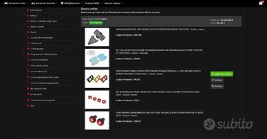 Accessori CNC Racing Ducati Streetfighter V2