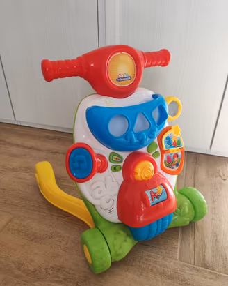 Clementoni Valentino Scooterino Primi Passi, 9+ Me