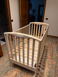 Lettino/culla bimbo beige