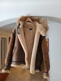 Montone aviazione Avirex cappuccio