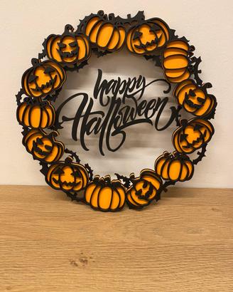 Ghirlanda Halloween con scritta Happy Halloween🎃